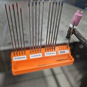 Magnetic Organizer for TIG Tungsten
