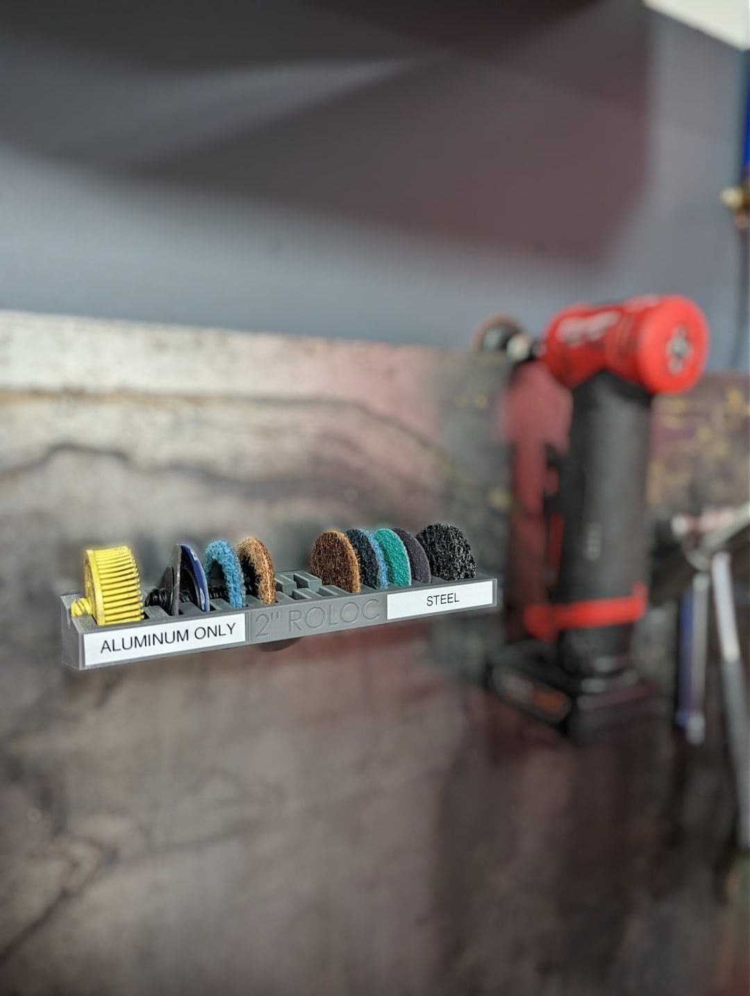 Roloc Organizer for 2 Die Grinder Quick Change Type Discs Etsy