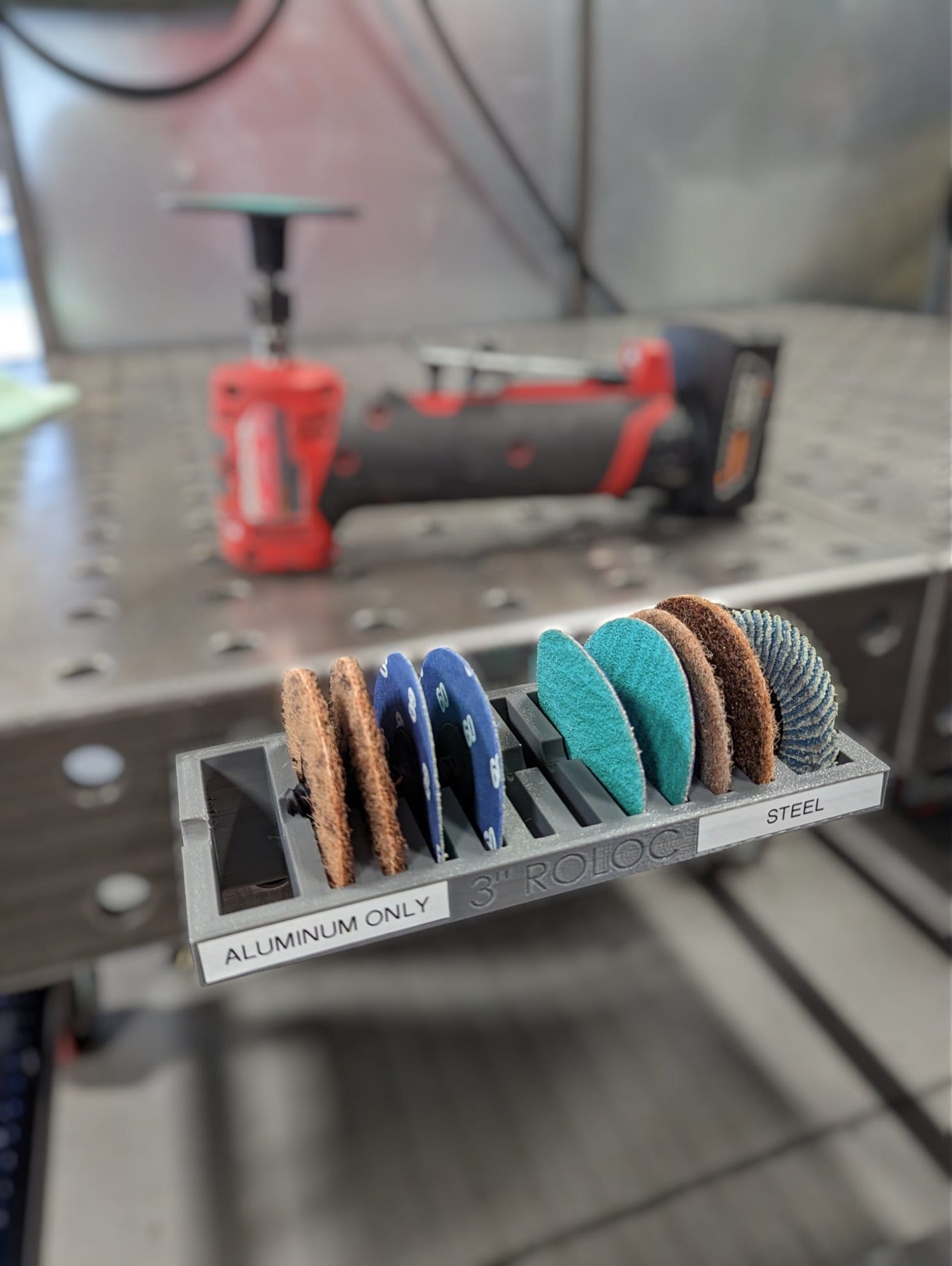 Roloc Organizer for 3 Die Grinder Quick Change Type Discs Etsy