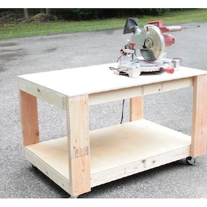 Easy Build Workbench plans/DIY Woodwork/DIY Workshop/PDF Plans/Instant Download