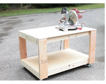 Easy Build Workbench plans/DIY Woodwork/DIY Workshop/PDF Plans/Instant Download