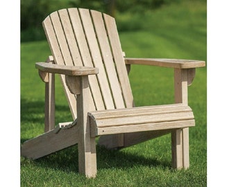Planos de carpintería para hacer una silla Adirondack (Descargar PDF)