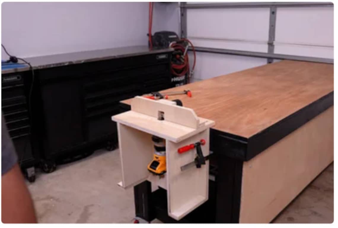 DIY Router Table Plans/benchtop Router Table/woodworkint Etsy