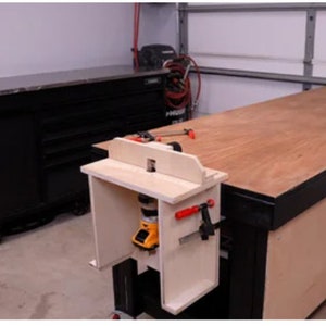 DIY Router Table Plans/Benchtop Router Table/Woodworkint Table/DIY Plans/Workshop Plans/Benchtop plans/Instant Download