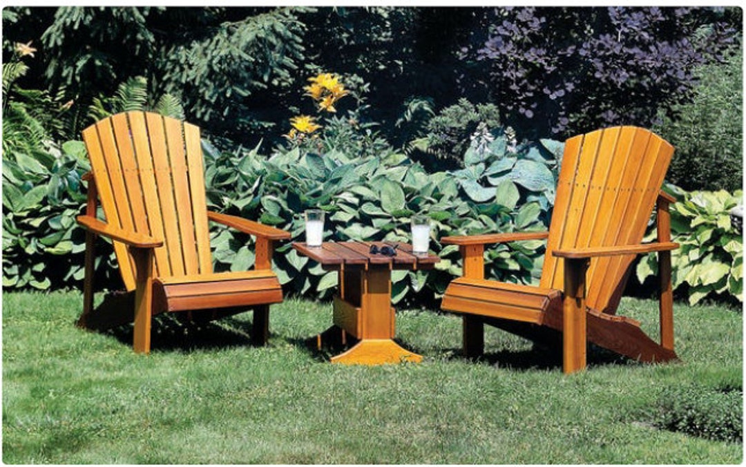 Adirondack Chair and Table Plans/adirondack Table/diy Plan/woodworking