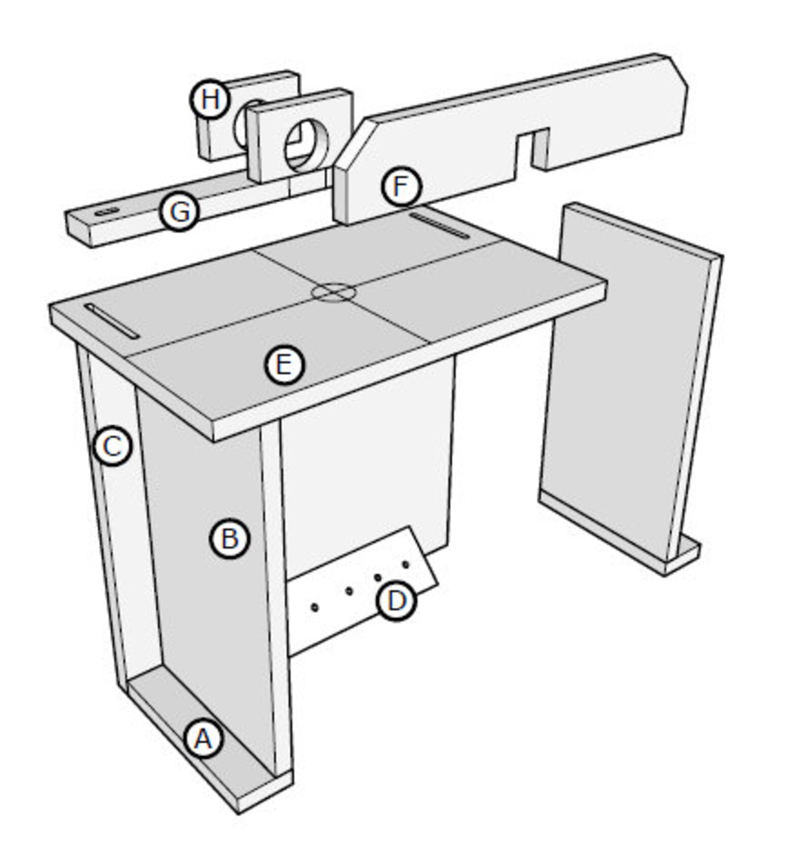 DIY Router Table Plans/benchtop Router Table/woodworkint Table/diy ...