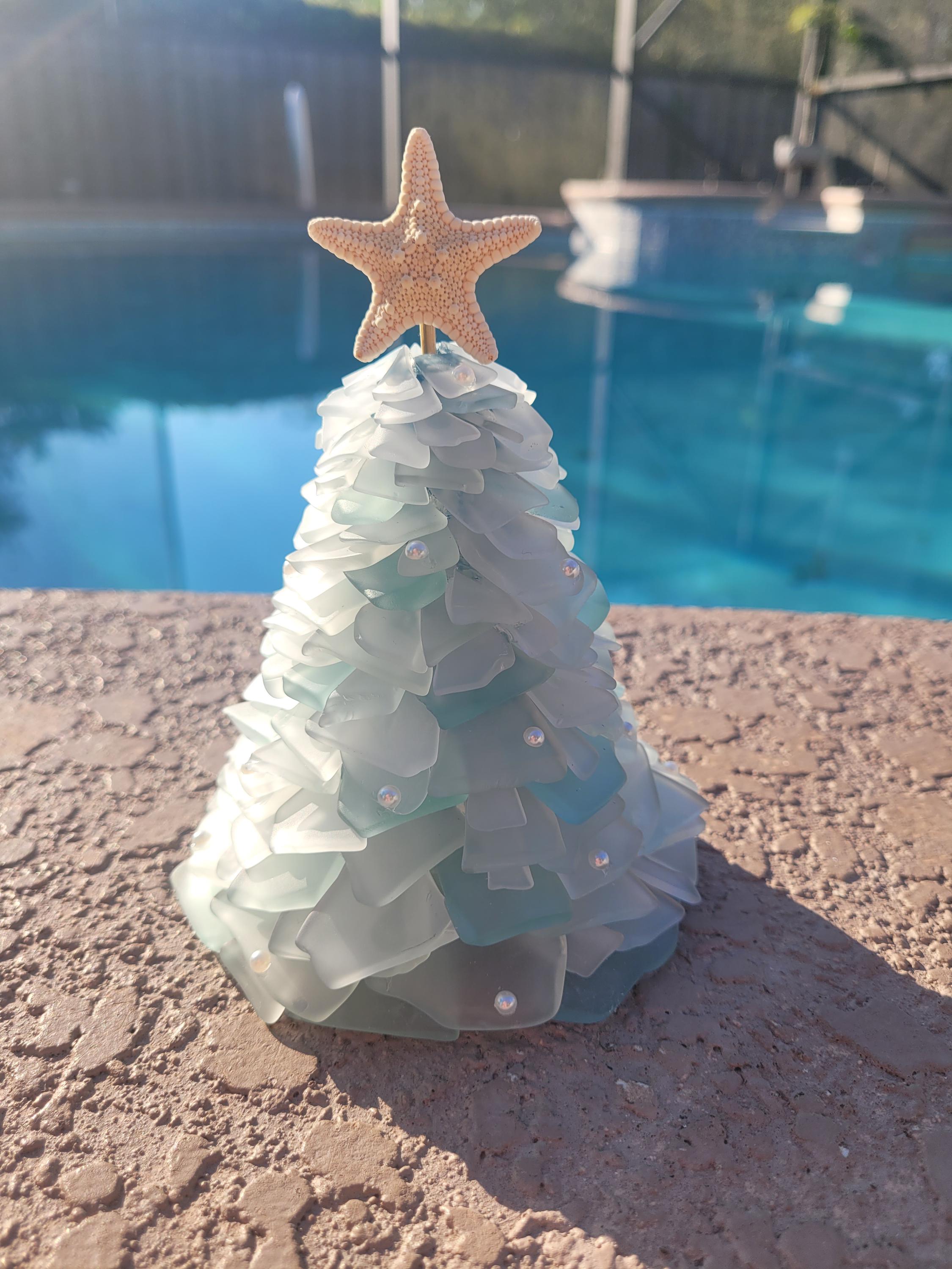 Pre-lit Seaglass Christmas Tree (Small)