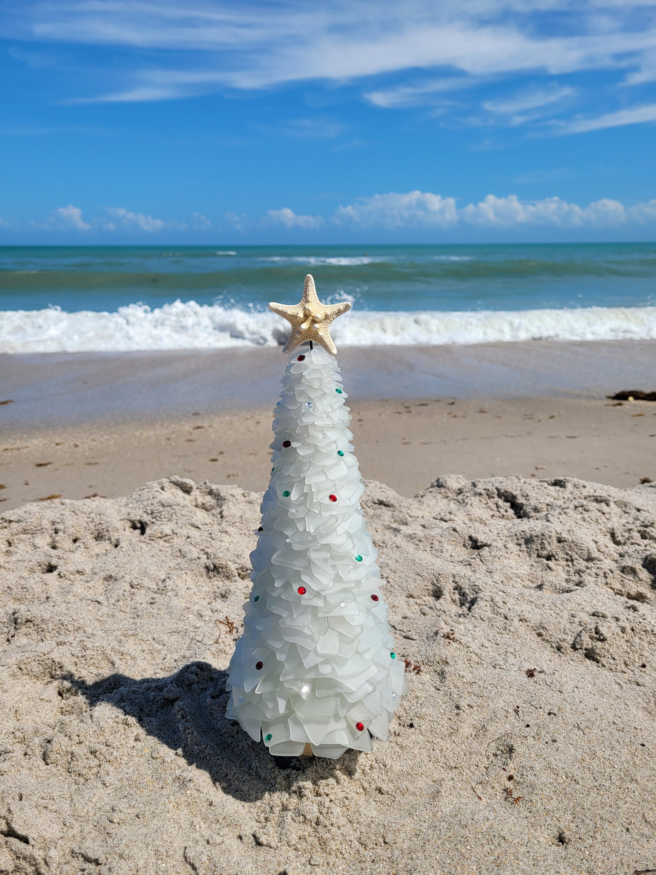 Pre-Lit Seaglass Christmas Tree (Xtra Large)