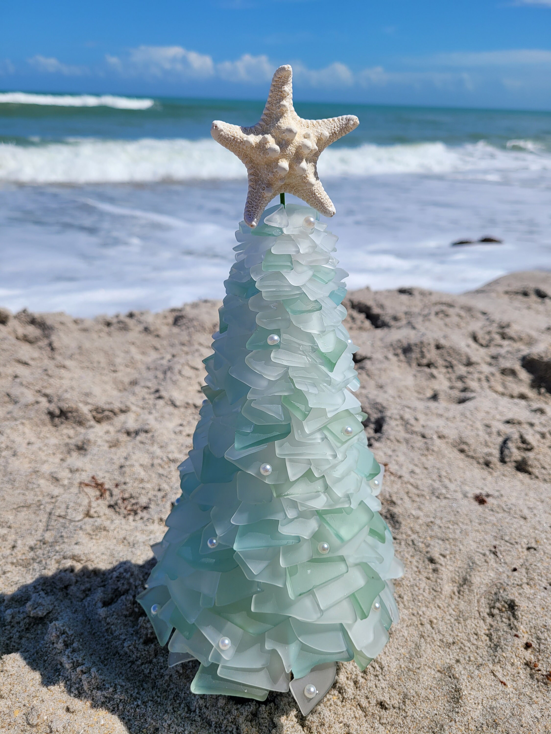 Pre-lit Seaglass Christmas Tree (Large) - Thumbnail 2