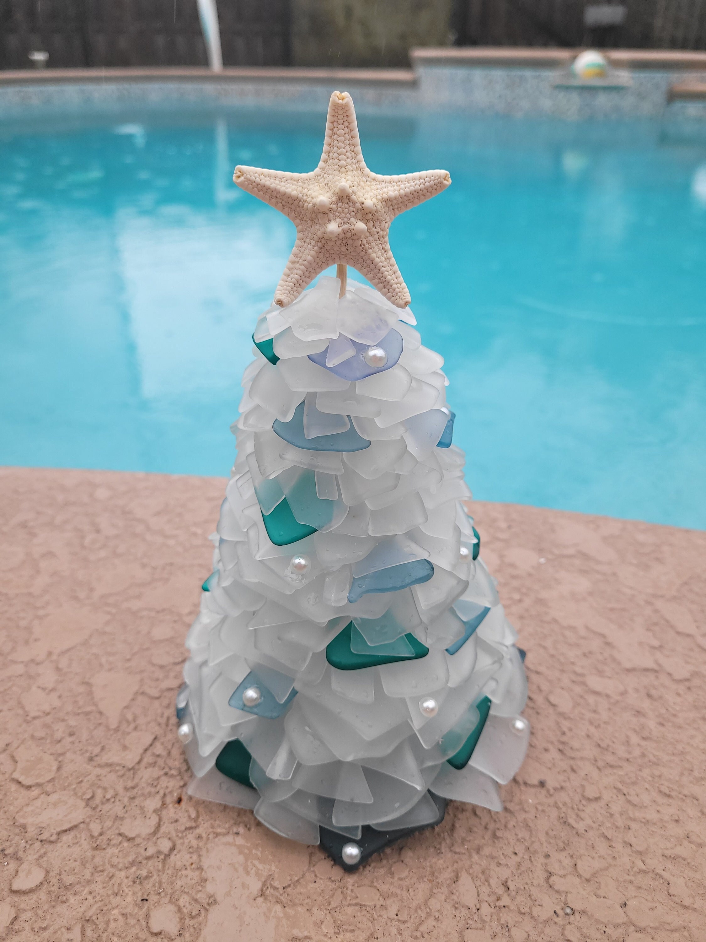 Pre-Lit Seaglass Christmas Tree (Medium) - Image 1