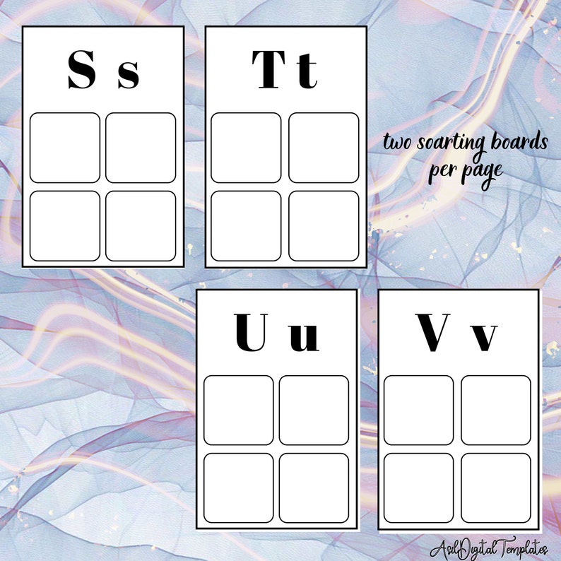Printable Activity. Alphabet Matching Preschool.letter Matching ...