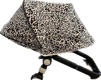Bugaboo fox/ cameleon / lynx / buffalo / donkey canopy, sun canopy / hood/leopard print