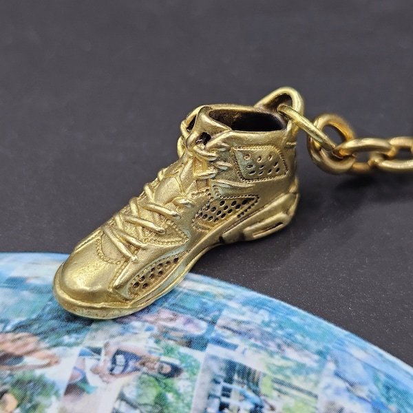 nike keychain in shoe