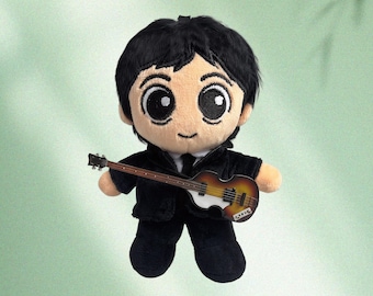 Paul McCartney inspired Plush Doll | Beatles Band Collectible Toy