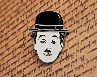 Charlie Chaplin Enamel Pin
