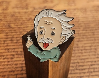 Albert Einstein Enamel Pin