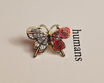 Pin de esmalte de mariposa: regalo para el día de la madre