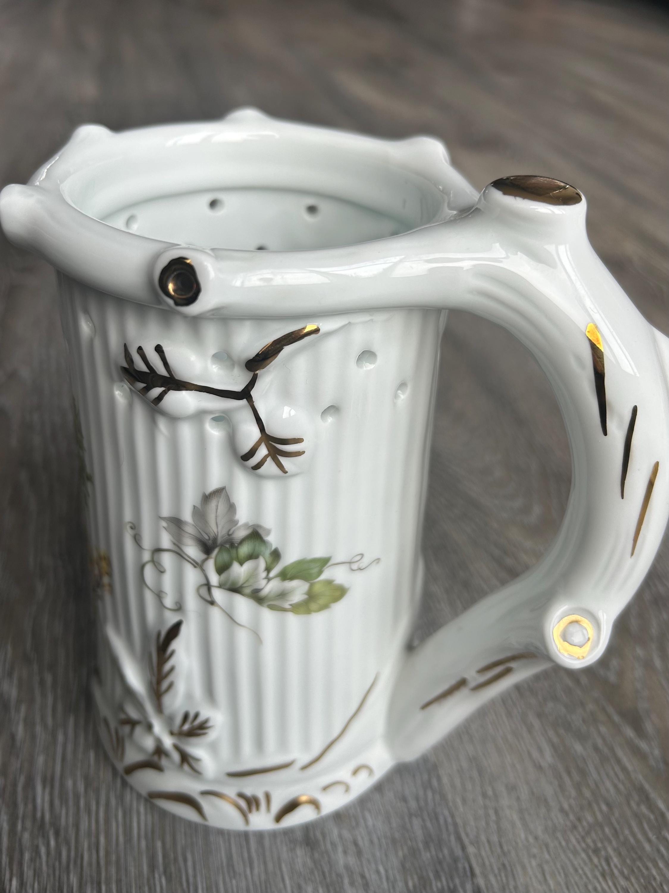 Vintage Hugo Schmidt Puzzle Beer Stein: German Porcelain Deer Mug