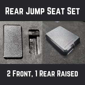 Rear Jump Seat Quick-Attach Cover Set for Ford Transit 2015+, Snap-Fit Cover, Seat Hole Cover, Floor Hole Cover, Transit Van