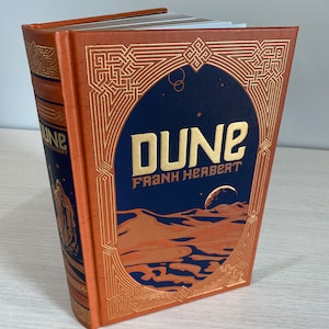 DUNE by Frank Herbert Collectible DELUXE SPECIAL Gift Edition Leather Bound Hardcover Classic Book - Best Seller