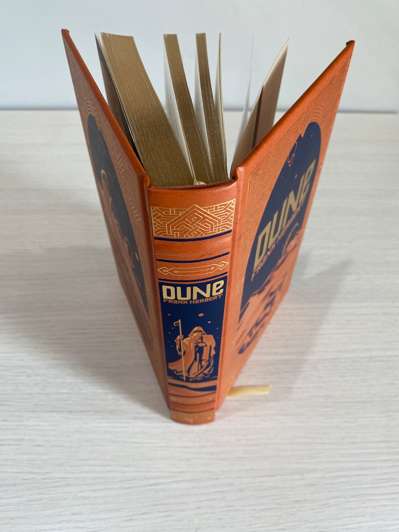 Dune by Frank Herbert Deluxe Leather Bound Gift Edition Etsy