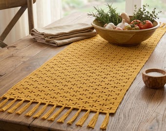 Vintage Lace Crochet Table Runner Pattern PDF | Farmhouse Heirloom Decor (Instant Download)