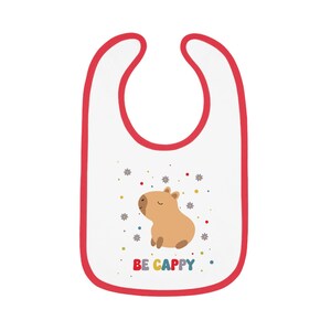 Adorable Baby Bib with Cute Capybara Design - Perfect for Feeding Time, Baby Shower Gift, Toddler Gift, Bib for Modern Parents