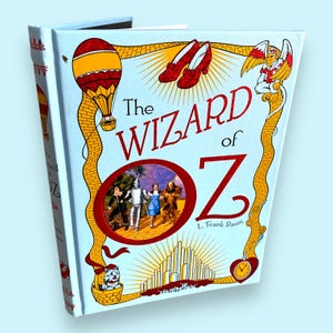 THE WIZARD of OZ by L. Frank Baum Collectible Deluxe Special Illustrated Gift Edition Leather Bound Hardcover Classic Book