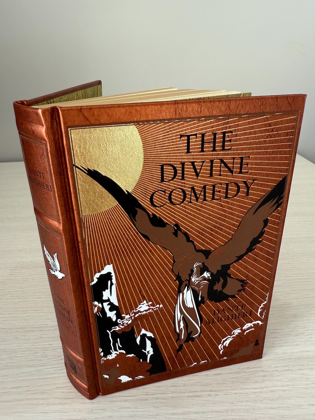 Leather Bound 'divine Comedy' by Dante Illustrated Deluxe Edition Etsy