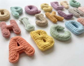 Crochet Alphabet Letters Pattern For Kids | Amigurumi A-Z Set Letters - PDF -Download