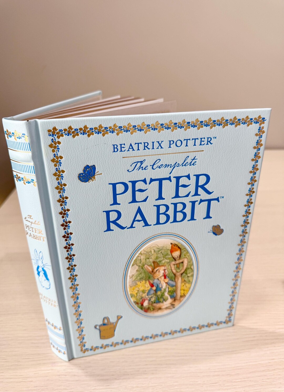 Peter Rabbit Book - Beatrix Potter Complete Stories, Leather Bound ...
