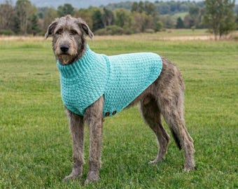 Large Dog Sweater Crochet Pattern | Beginner-Friendly Pet Coat (PDF Download)