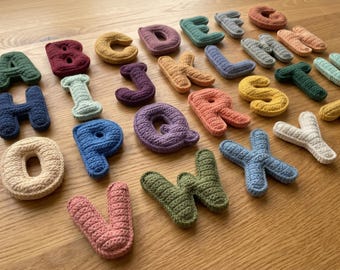 Crochet Alphabet Letters Pattern | Amigurumi A-Z Set (PDF Download)