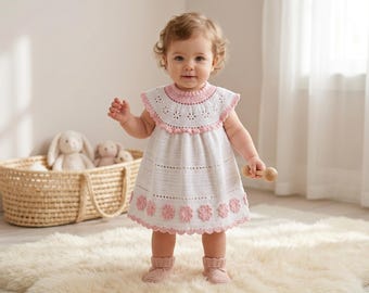 Crochet Baby Dress and Booties Pattern | Summer Outfit PDF (Instant Download)