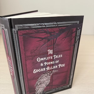 The Complete Tales & Poems Of EDGAR ALLAN POE - The Tell-Tale Heart, The Raven, The Cask of Amontillado - Hardcover Classic Book - Gift Book