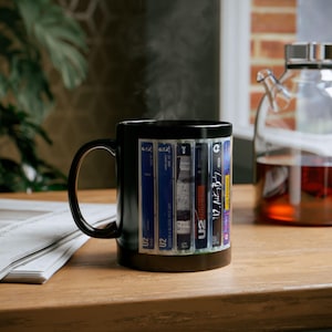 U2 Fans Black Mug, Rattle and Hum Coffee Cup, 11oz Music Lover Gift, Band Merchandise, Rock Music Fan, Gift for Him Her image 4