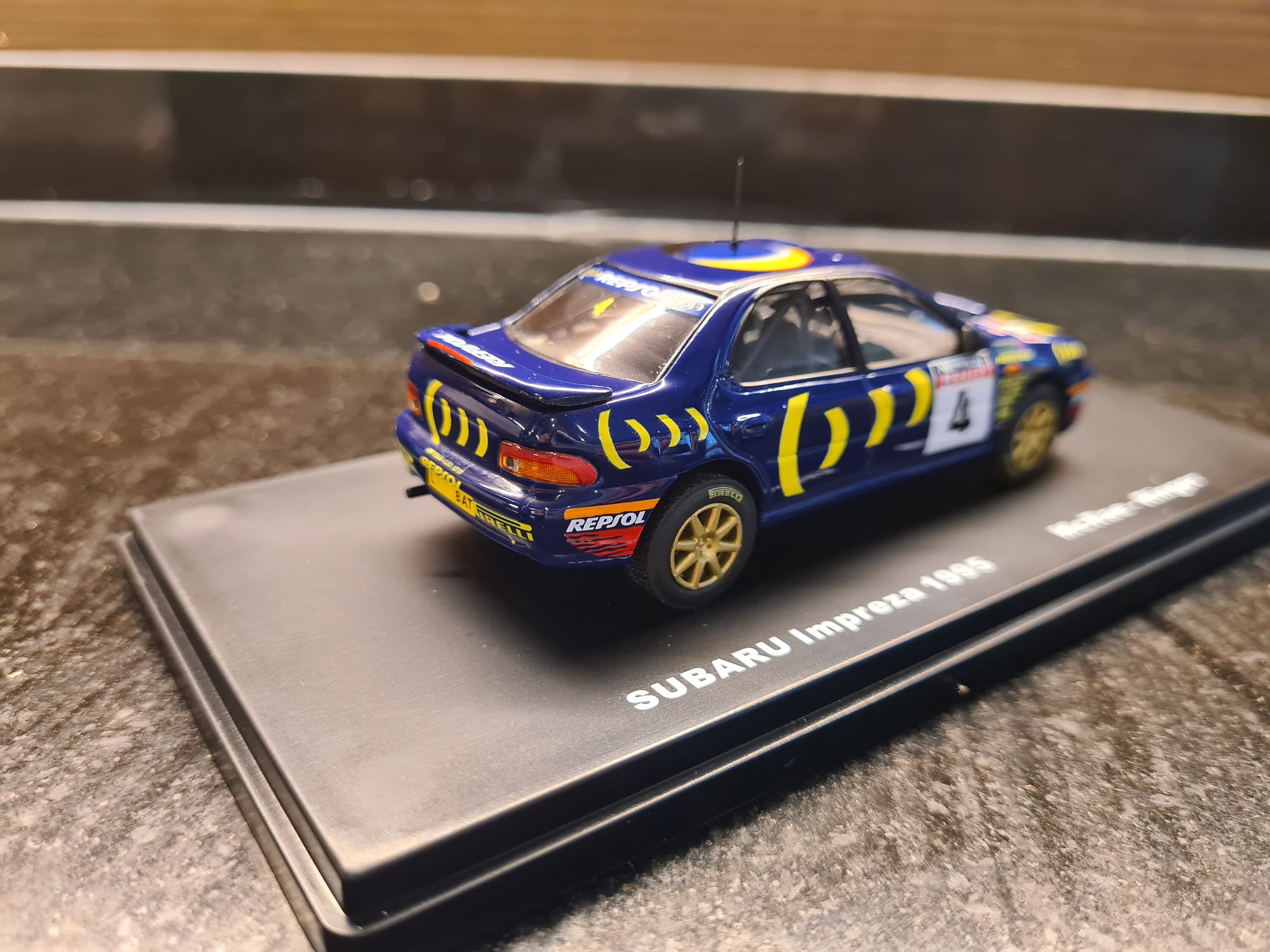 Modèle Réduit Subaru Impreza WRC Portugal 2014 - Échelle 1:43 Avec Décalque Lopes