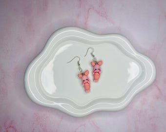 Piglet Winnie the Pooh Dangle Earrings