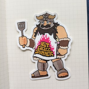 Dungeon Meshi Senshi Sticker • ダンジョン飯 Otaku Fan Art, Funny Waterproof Mac/Apple Sticker for Laptops, Water Bottles, Phone Cases