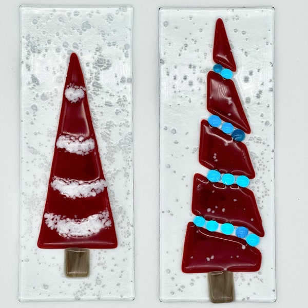 Glass Christmas Tree | Fused Glass | Stained Glass Christmas Tree | Christmas Display | Christmas Decor