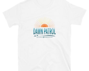Camiseta de surf Dawn Patrol: camiseta retro de surfista