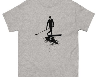 Men's Paddleboard Classic Fit Tee | SUP surfer T-shirt | Mens Tee | Men's T-shirt | Boyfriend Gift | Fathers day Gift | Paddleboard | Tshirt