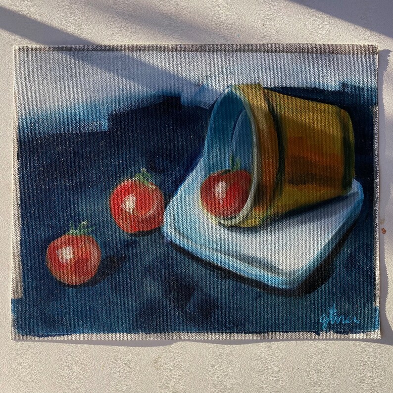 Kitchen Decor Painting on Canvas Artwork Original Paintings Etsy