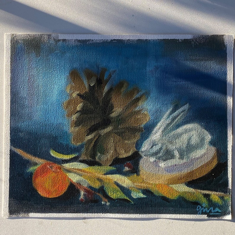 Kitchen Decor Painting on Canvas Artwork Original Paintings for Decor