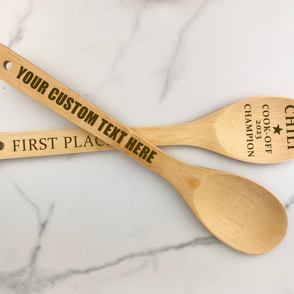 Custom Wooden Spoon for Keepsake, Competition Wooden Spoon, Gift for cooks, Personalized,Housewarming custom utensils, Custom Engraved Gifts