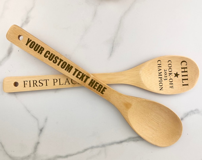 Custom Wooden Spoon for Keepsake, Competition Wooden Spoon, Gift for cooks, Personalized,Housewarming custom utensils, Custom Engraved Gifts