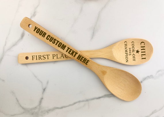 Custom Wooden Spoon for Keepsake, Competition Wooden Spoon, Gift for cooks, Personalized,Housewarming custom utensils, Custom Engraved Gifts