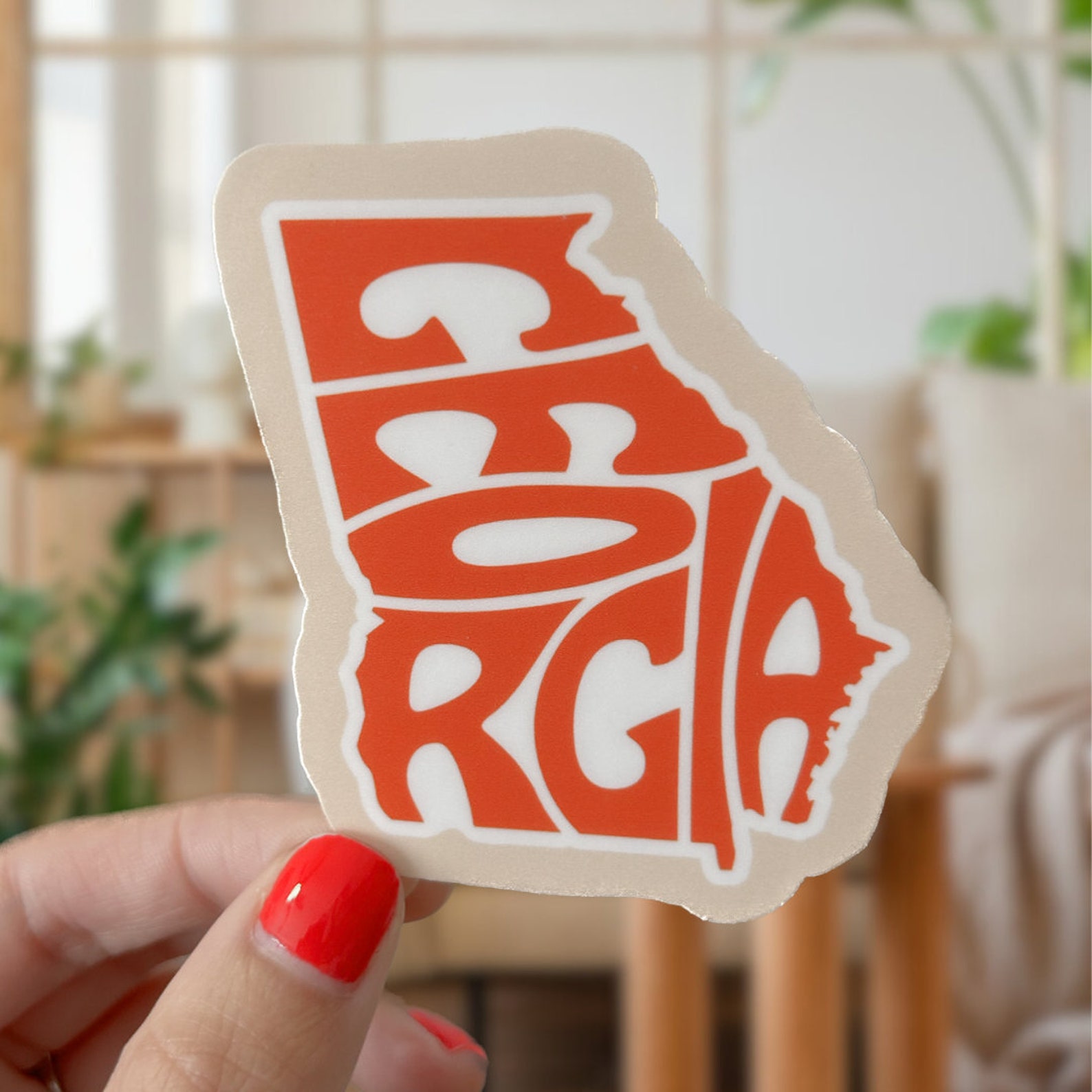 Georgia State Outline Sticker: Waterproof Matte Vinyl Laptop Decal - Etsy