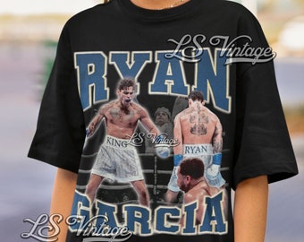 Ryan Garcia Shirt Vintage Ryan Garcia Graphic Tee Bootleg 90s Style Oversized T-Shirt Unisex Gifts for Him and Her