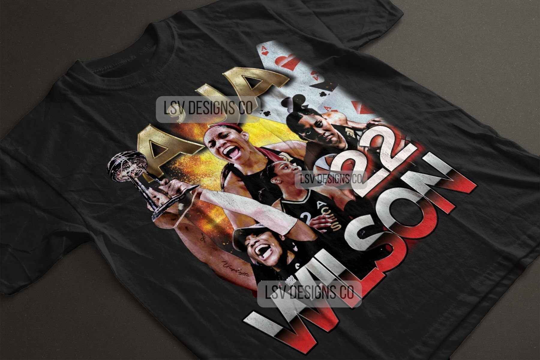 A'ja Wilson T Shirts Las Vegas Aces - Hnatee